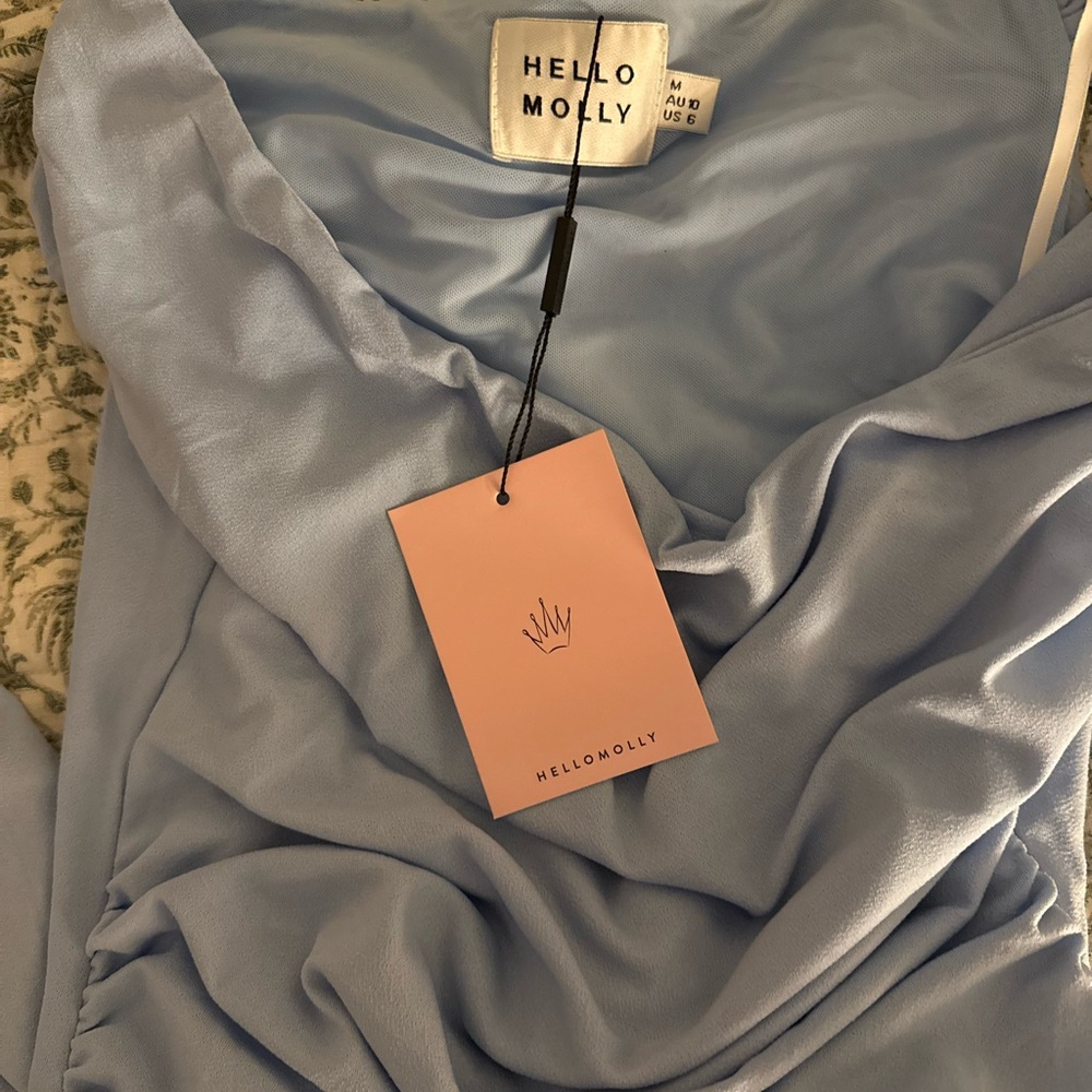 Hello Molly Sky Blue Dress - Picture 3 of 3